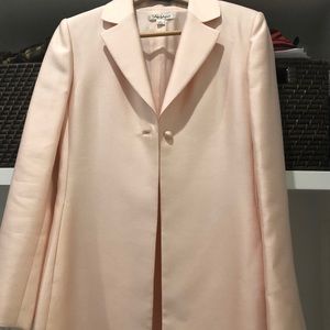 Women’s Tahari Soft pink suit and long jacket